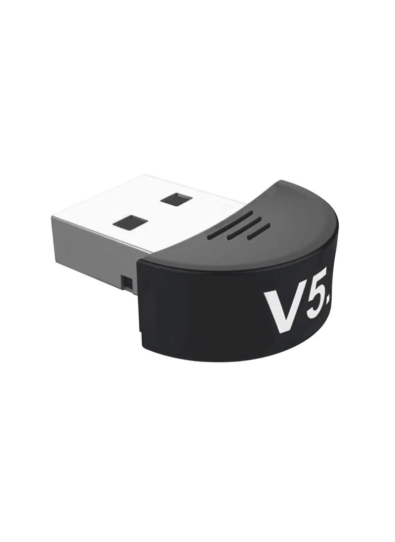 Generic - Bluetooth Adapter for PC，USB Mini Bluetooth 5.0 EDR Dongle for Computer Desktop Wireless Transfer for Mouse, Keyboard, Headphones, Speaker and Other Bluetooth Devices - Image 1