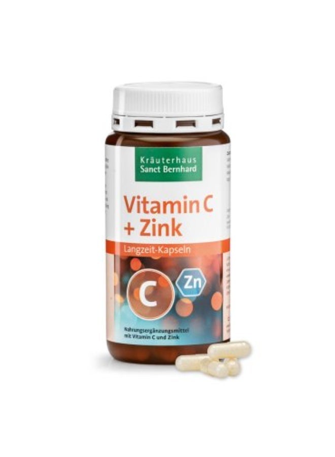 Sanct Bernhard Vitamin C + Zinc Slow Release ,180 Capsules - Image 4