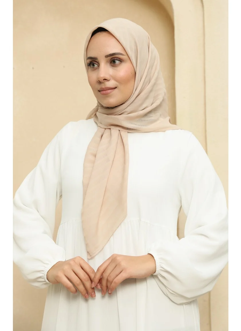 Sefa Merve Chiffon Scarf 2015-11 Beige