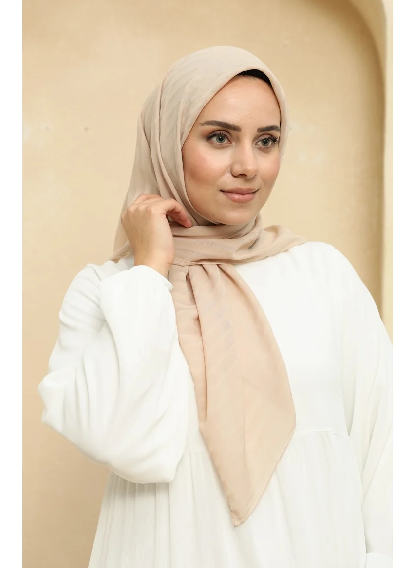 Sefa Merve Chiffon Scarf 2015-11 Beige