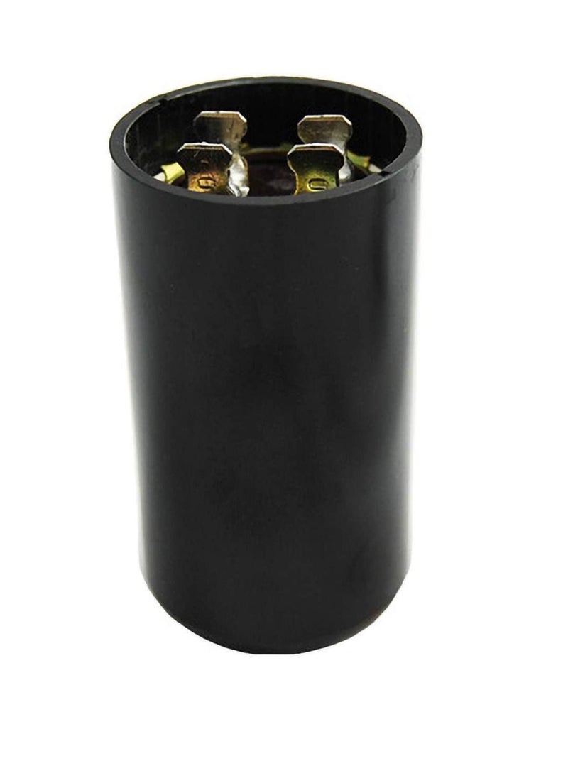 Generic - High Quality 2 Pin Cylinder Shaped Motor Starting Capacitor Black (233-280 MFD (233-280µF)) - Image 1