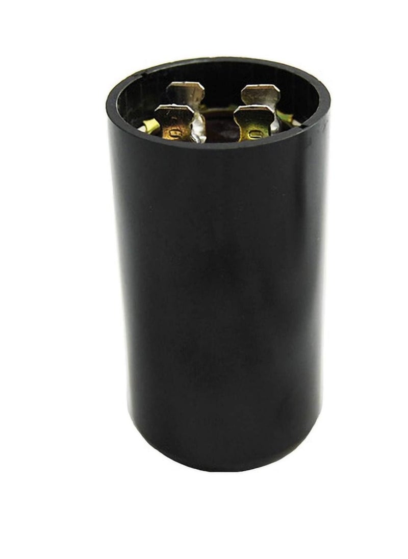 Generic - High Quality 2 Pin Cylinder Shaped Motor Starting Capacitor Black (233-280 MFD (233-280µF)) - Image 1