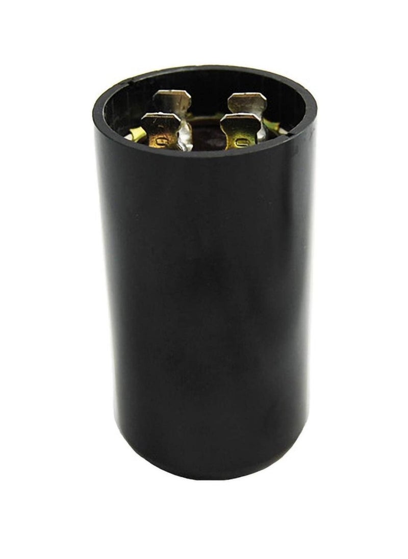 Generic - High Quality 2 Pin Cylinder Shaped Motor Starting Capacitor Black (233-280 MFD (233-280µF)) - Image 1
