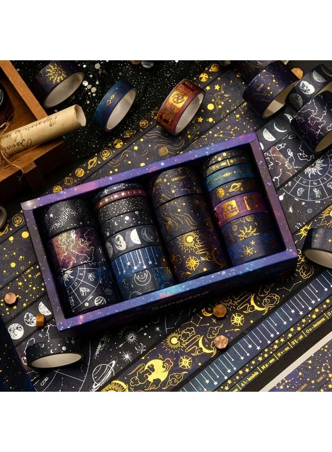 Vast Stars Washi Tape 20pcs Box Vintage Planet Universe DIY Decorative Stickers - Image 5