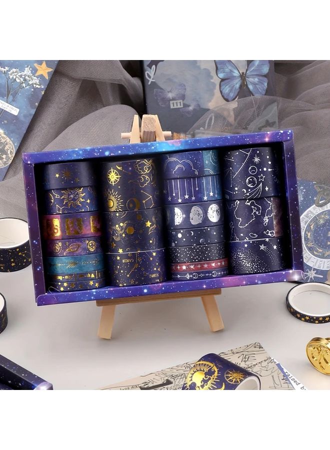 Vast Stars Washi Tape 20pcs Box Vintage Planet Universe DIY Decorative Stickers - Image 1