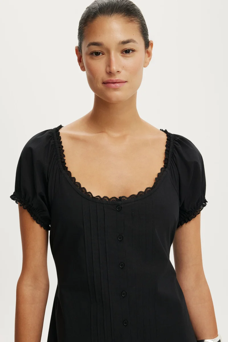 Cotton On  EMMA BABYDOLL MINI DRESS for Women | Best Price UAE