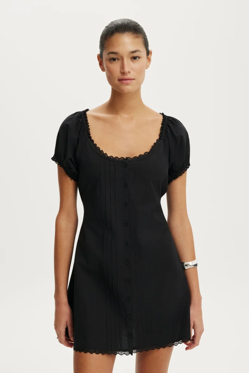 Cotton On  EMMA BABYDOLL MINI DRESS for Women | Best Price UAE