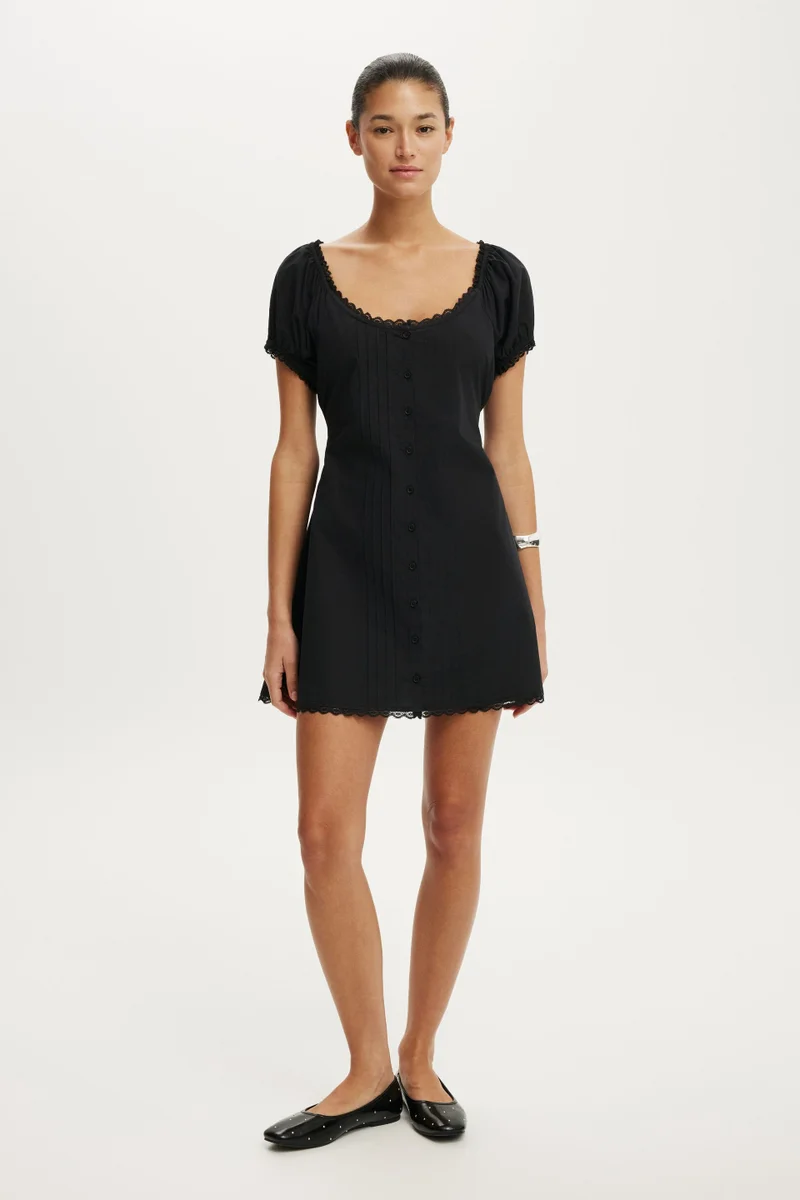 EMMA BABYDOLL MINI DRESS