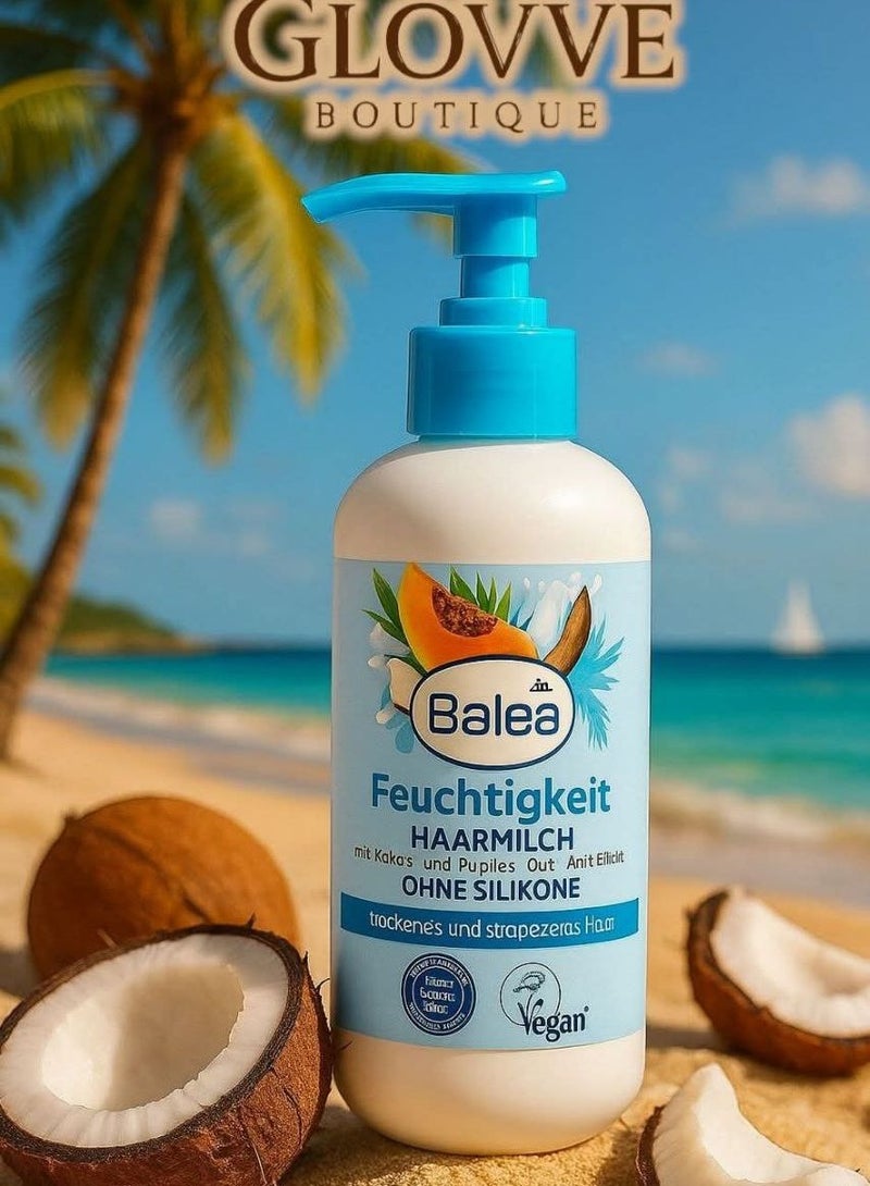 Balea Hair Milk Coconut Leave-In Moisturizing Hair Cream 200ml - Image 4
