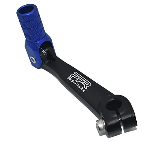 PPR PIT PRO RACING CNC Aluminum Dirt Bike Gear Shifter, Motorcycle Shifter for Kayo T2 T4 T4L ATV/Pedal Shift Lever for Pit Dirt Bikes(Black&Blue) - Image 1
