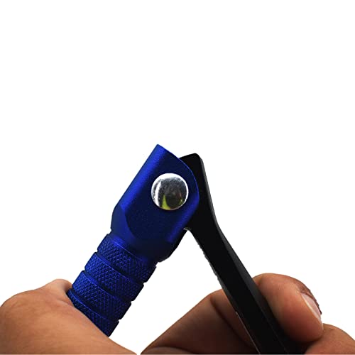 PPR PIT PRO RACING CNC Aluminum Dirt Bike Gear Shifter, Motorcycle Shifter for Kayo T2 T4 T4L ATV/Pedal Shift Lever for Pit Dirt Bikes(Black&Blue) - Image 4