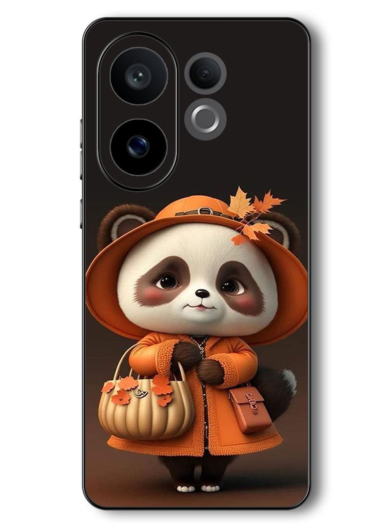 Theodor Case Compatible with Vivo V60 6.77 Inch Protection Shockproof Bumper Cover Panda Lady - Image 1