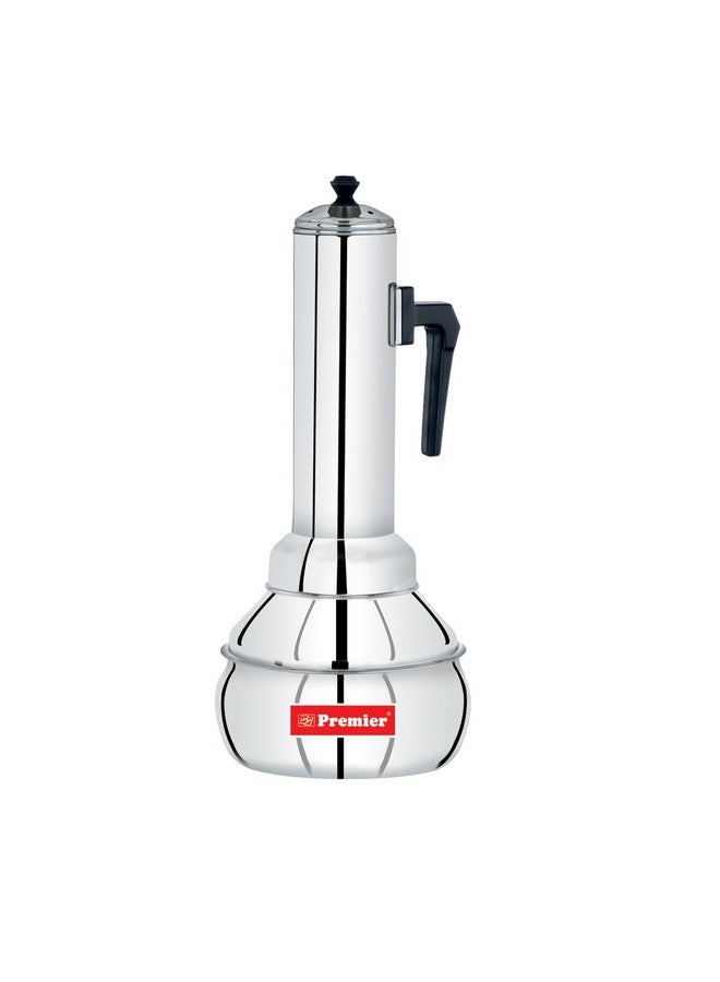 Premier صانع البوتو الفولاذي المقاوم للصدأ - جهاز مطبخ متين وفعال لتحضير البوتو المطبوخ على البخار بشكل مثالي، توزيع بخار متساوي، مقبض مريح، سهل التنظيف، ومتعدد الاستخدامات - Image 1