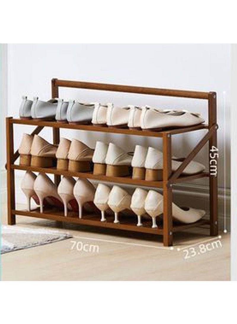 LINGWEI Wooden Shoe Rack Entrance Hall Bamboo Multilayer Shoe Shelf Bathroom Wooden Space Saving Shoe Cabinet Modern Classic Home Shoes Shelf Organizer Furniture - Image 4
