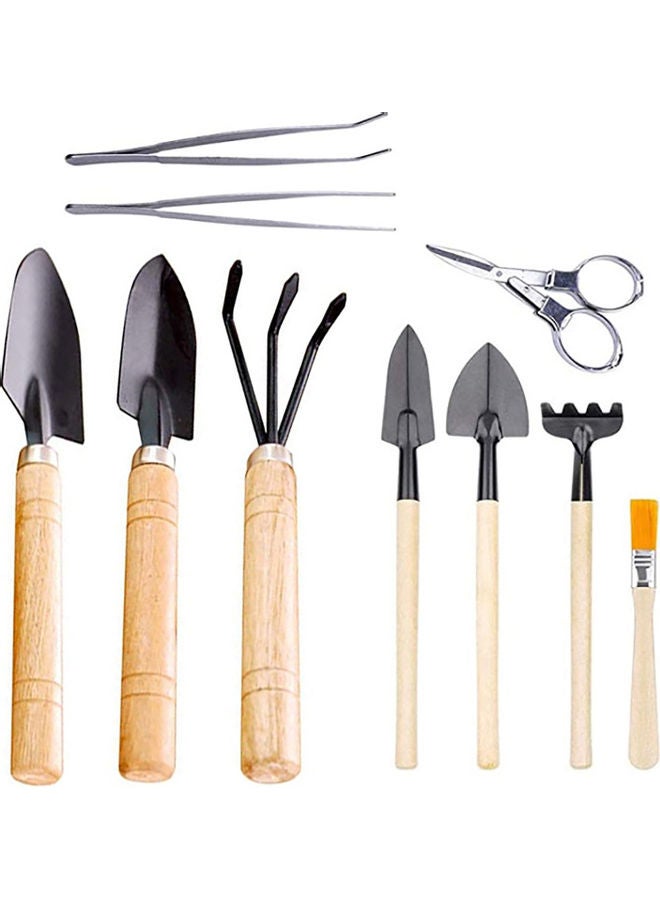 نيبمينينت مجموعة أدوات يدوية للحديقة مكونة من 10 قطع متعدد الألوان - Image 1