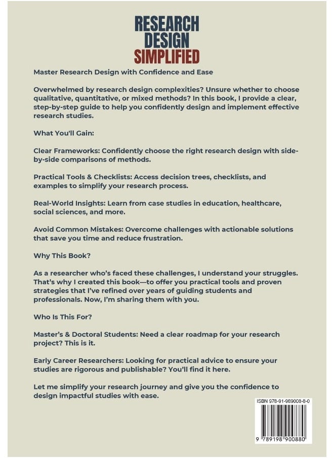 null - Research Design Simplified: A Beginner's Guide to Qualitative, Quantitative, and Mixed Methods Research - Image 1