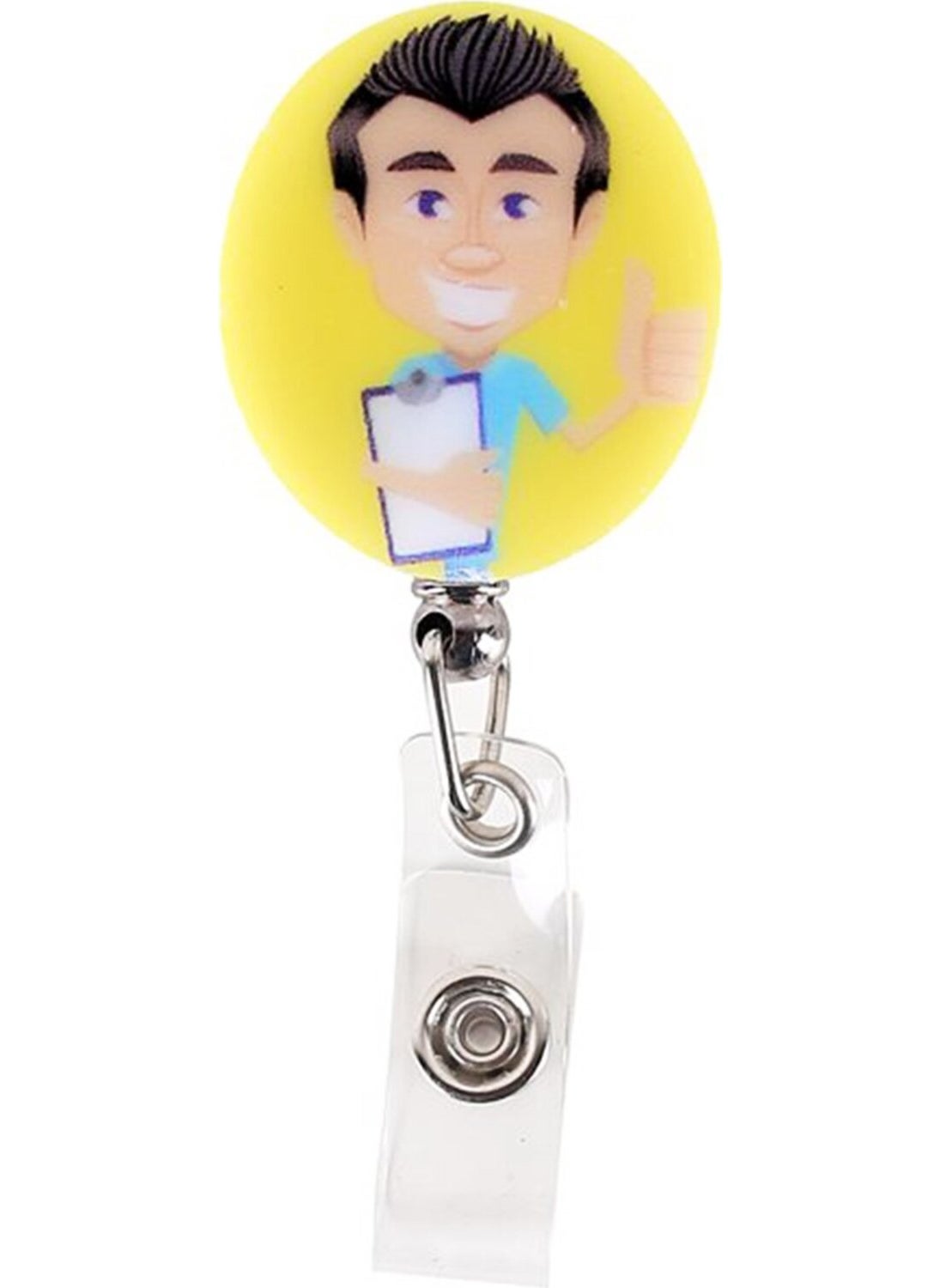 Nur Medikal Giyim - Nur Medical Clothing Doctor Themed Yoyo Name Badge - Image 1