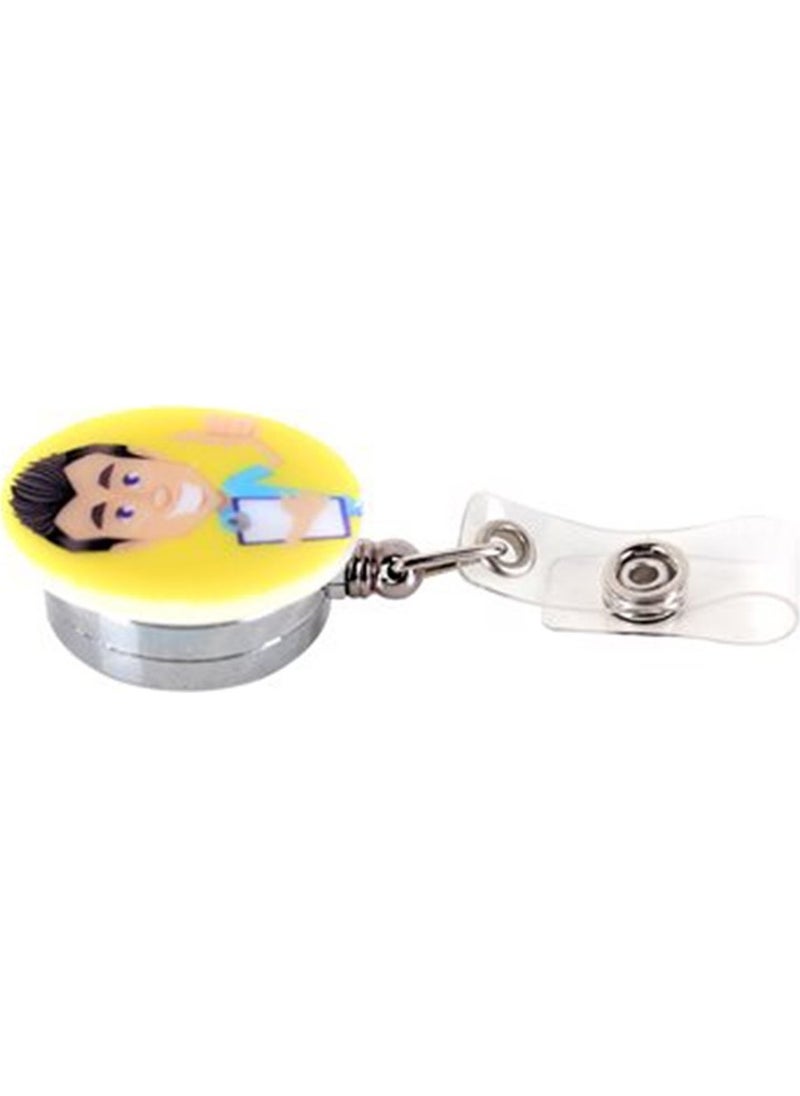 Nur Medikal Giyim - Nur Medical Clothing Doctor Themed Yoyo Name Badge - Image 1