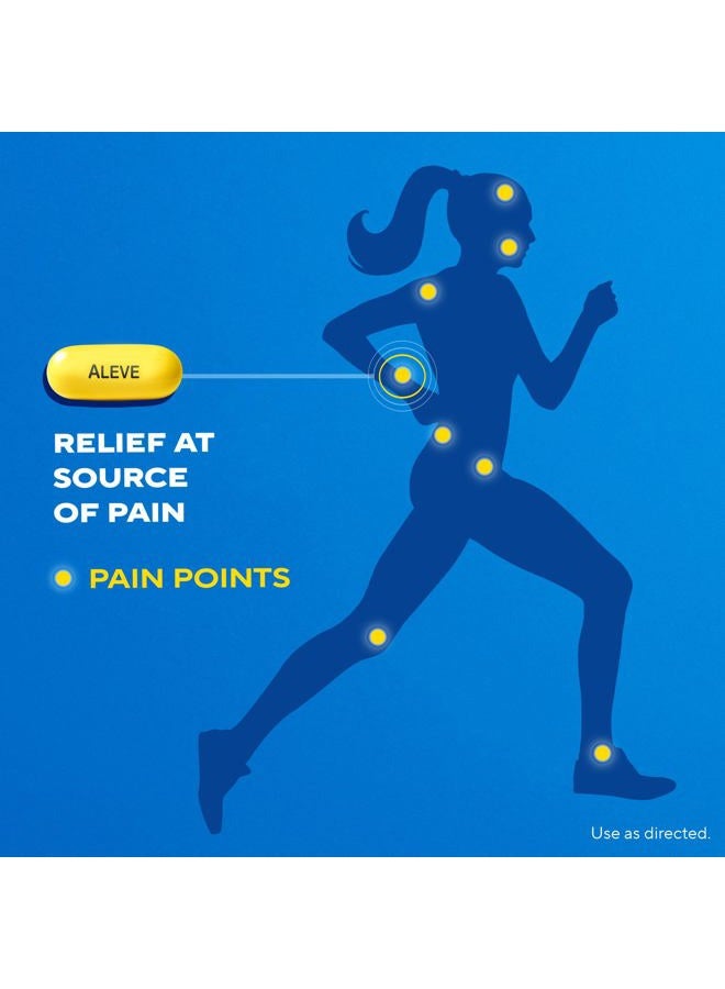 Aleve Gel Caps, Naproxen Sodium for Pain Relief ‐ 90 Count, 90 Count - Image 4
