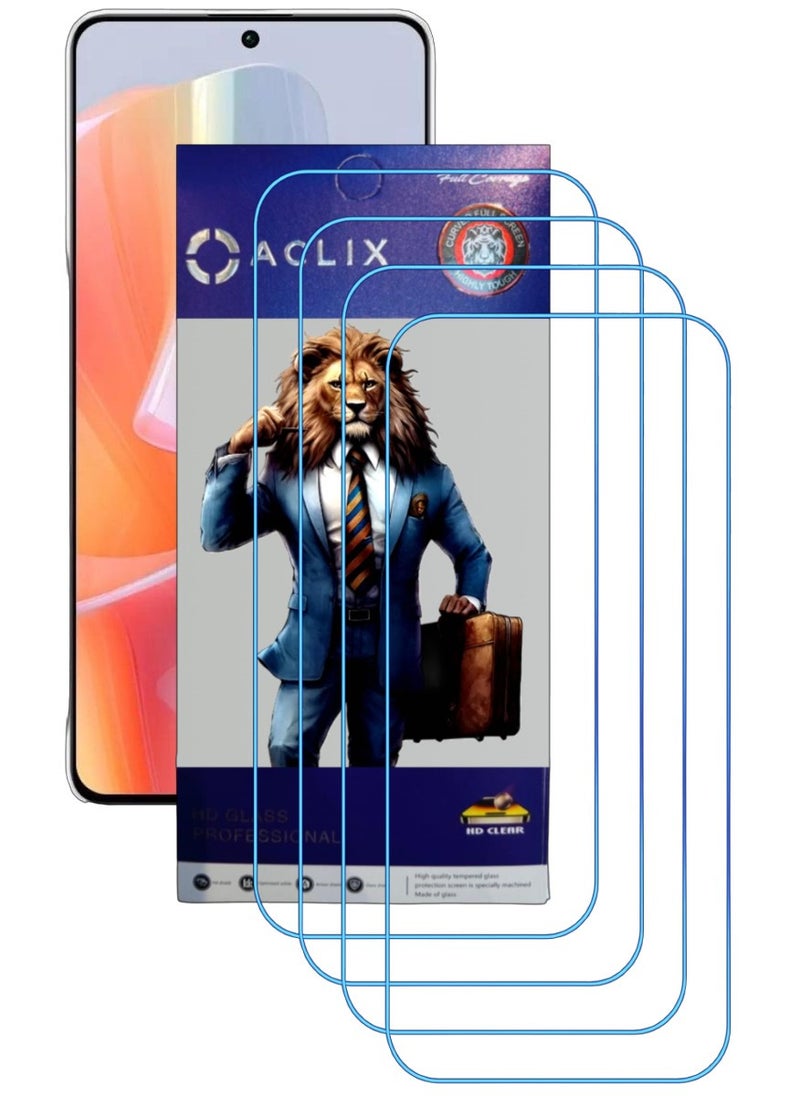 ACLIX 4 Pieces Antistatic ESD Dustproof Premium Quality High Definition Clear Tempered Glass Screen Protector Designed For Xiaomi Redmi Note 13  Pro - Image 1