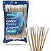 FifthPulse 50 Biodegradable Long Cotton Swabs - 6 Inch Long Swabs for Ears - Made From Birchwood and 100% Cotton - Lint Free - Image 2