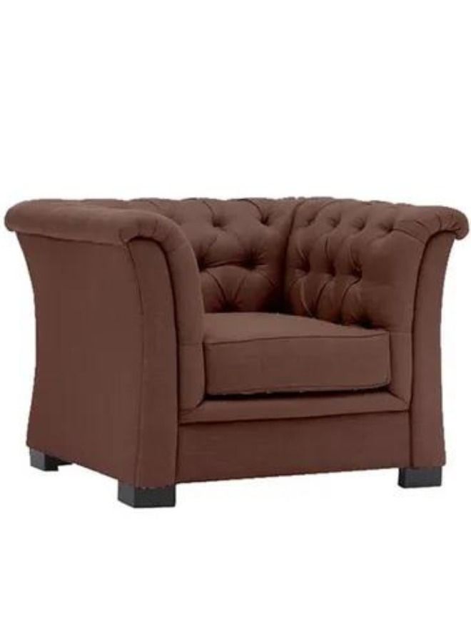 Chester Hill Sectional Sofa  1 Seater Brown 100x80x80