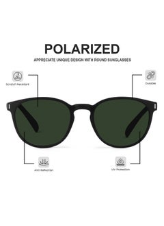 Woggles Jade Jester Polarized Round Sunglasses  - Image 4
