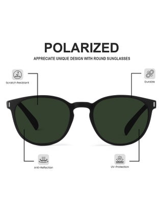 Polarized Round Sunglasses|100% UV Protection|Men & Women - pzsku/Z8CE13DE2D40B2281A115Z/45/1754122444/c286a474-8f6f-4278-b30b-aa6ffff69a75