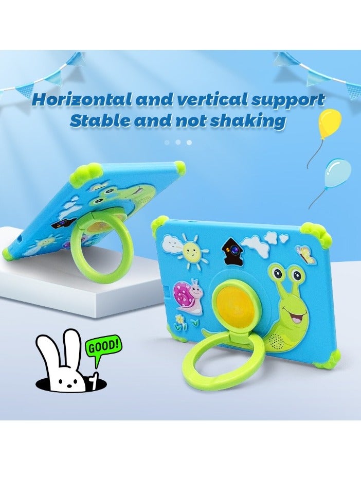 AROAQ NPAD703 7 Inch Wifi Tablet, 3200mah Portable Learning Educational Children Tablet, 4GB RAM 128GB ROM Lightweight Kids Android Pad For Learning Gaming, (1pc, Blue) - Image 3