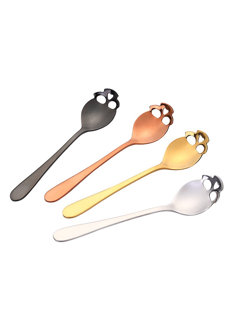 Stainless steel spoon mixing spoon 304 creative shape restaurant creative tableware coffee spoon - Image 1