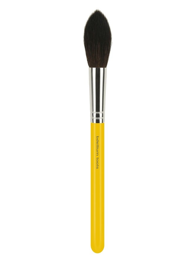 Bdellium Tools Professional Makeup Brush - Studio Series 974 Tapered Powder - With Soft Synthetic Fibers, For Sculpt & Shape (Yellow, 1pc) - Image 1