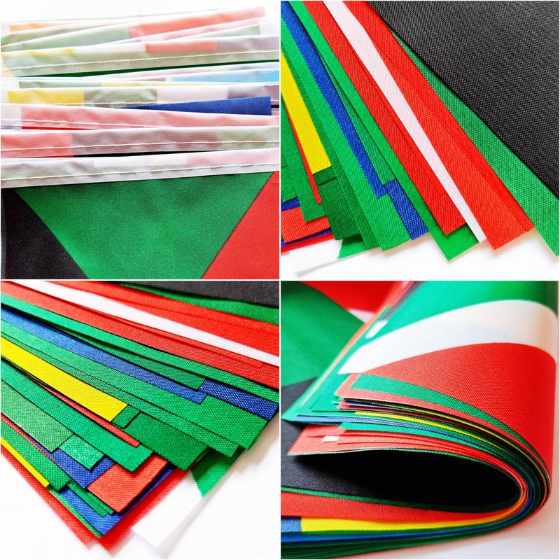 BCLin Caribbean 20 Countries Banner Flag String, 20 International Country Mini Flag Small Banner for Classroom, Party, Shops and Bars Decorations, Outdoor Decorations, Indoor Decorations (1 Pack) - Image 3
