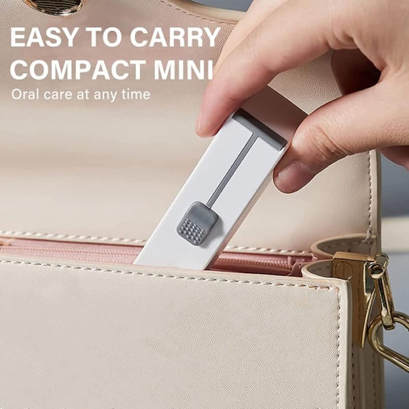 klarako Portable Floss Dispenser - Automatic Dental Floss Picks Dispenser with 10PCS Dental Floss - Push-Out Type Floss Organizer and Dental Floss Case - Suitable for Women and Men (2PC) - Image 3