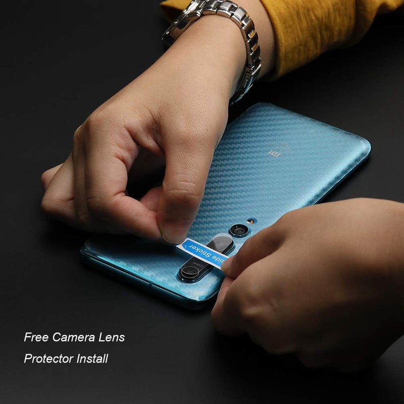 Ibywind 2 Pcs Screen Protector For Xiaomi Mi 10/10 Pro 6.67",Flexible TPU Film,With 1Pc Camera Lens Protector,1Pc Back Film,Bubble Free[Easy to install] - Image 5