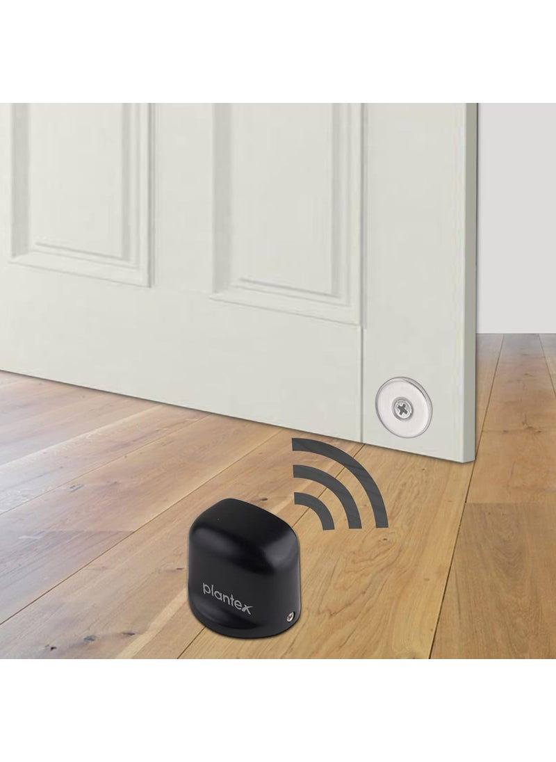 plantex Plantex Magnet Door StopperGate Stopper for Main DoorDoor Magnet StopperBathroom Door StopperOffice Door StopperHotel Door Stopper 193Black  - Image 3