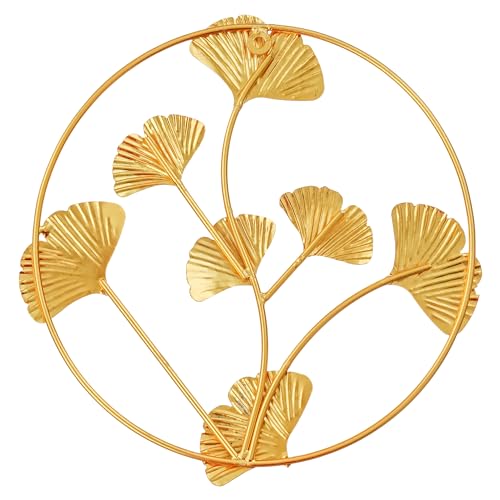 Webelkart Premium Gold Plated Decorative Metal Wall Hanging Art Decoration Item for Living Room| Wall Art for Hall | Wall Sculpture (8.5"X8") - Image 4