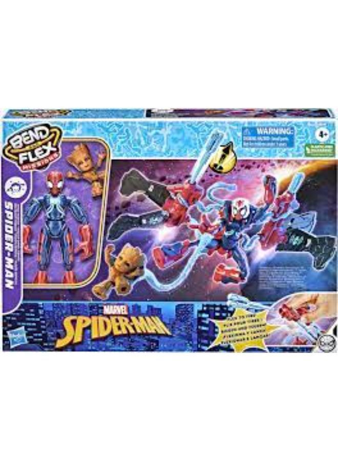 Disney EGL HASBRO SPIDERMAN BEND AND FLEX SPD SPACE MISSION JET