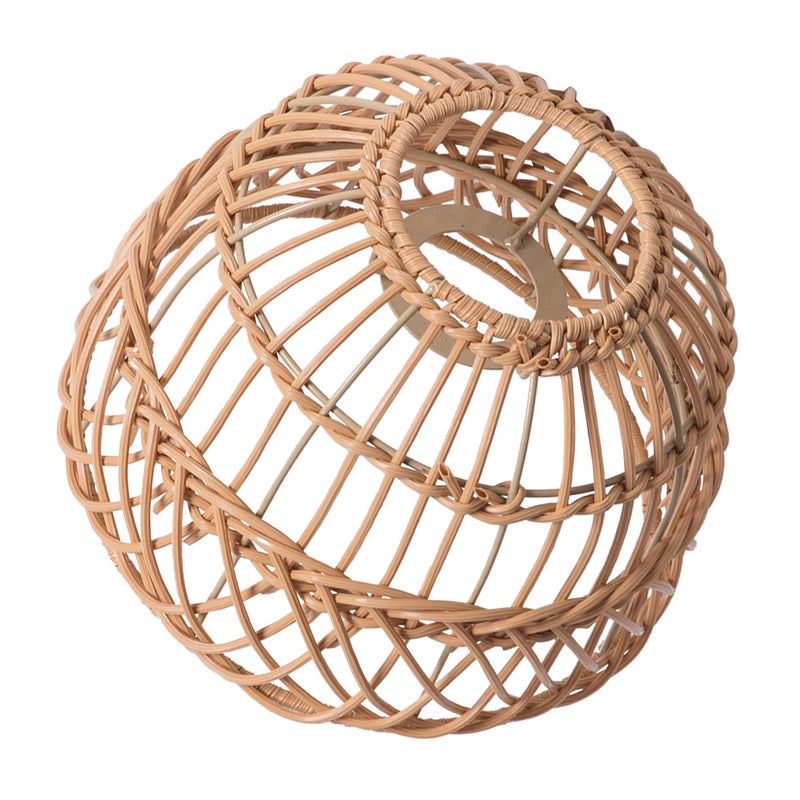 Imitation Rattan Woven Lampshade Woven Light Shade Lamp Shade Imitation Rattan Lamp Cover - Image 1