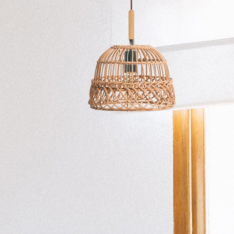 Imitation Rattan Woven Lampshade Woven Light Shade Lamp Shade Imitation Rattan Lamp Cover - Image 3