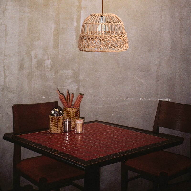 Imitation Rattan Woven Lampshade Woven Light Shade Lamp Shade Imitation Rattan Lamp Cover - Image 2