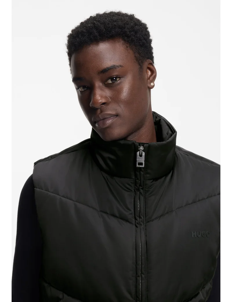 HUGO  Water-repellent gilet with tonal logo for Men | Best Price UAE