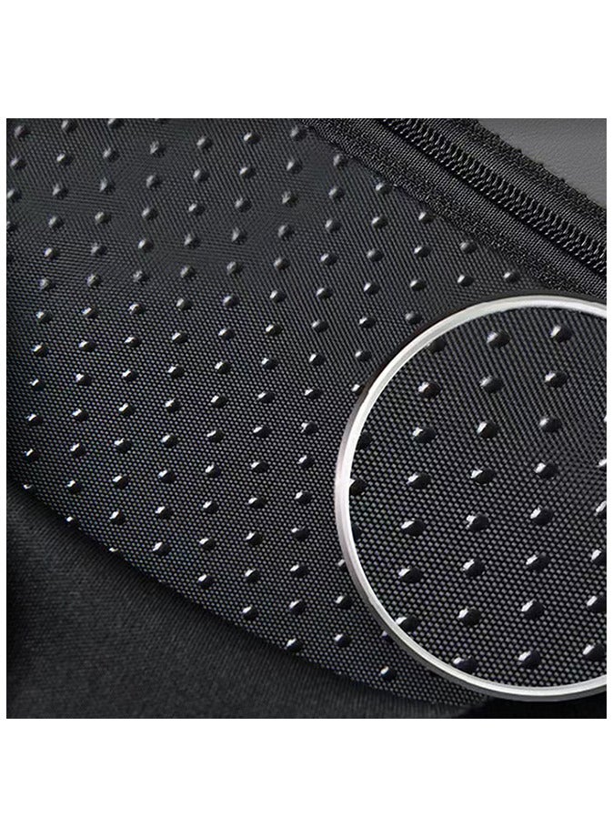 Generic Car Central Control Pad Leather Car Center Console Cover with Tissue Holder And Pockets - Image 3