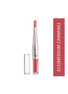 Seven Seas Seven Seas Lip Duo 2 In 1 Lipstick Matte Finish 2 in 1 Duo Liquid Lipstick with Matte Finish and Moisturizing Gloss  Medium Carmine  - Image 2
