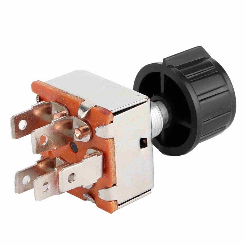 Universal AC Blower Switch 3 Speed Air Conditioning Volume Control Rotating W/ Plastic Knob - Image 2