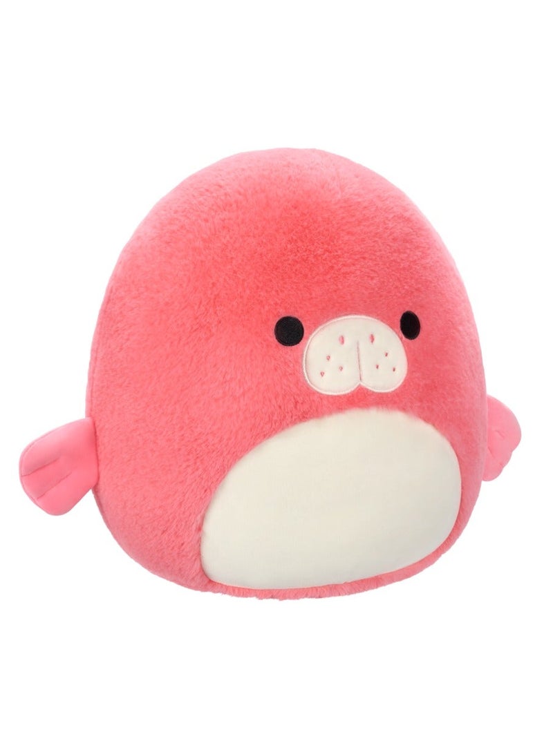 Squishmallows Plush Morlai Coral Manatee Fuzzamallows Plush Toy â€“ 30 cm Soft Collectible Stuffed Animal - Image 2