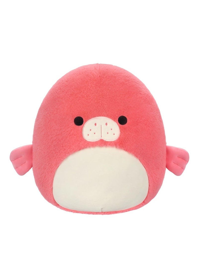 Squishmallows Plush Morlai Coral Manatee Fuzzamallows Plush Toy â€“ 30 cm Soft Collectible Stuffed Animal - Image 1