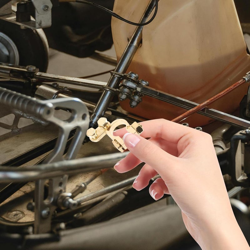 Vosarea 1pair Heavy Duty Car Battery Terminal Connectors Clips for Automotive Use Easy Installation for Secure Fastening Compatible Vehicles - Image 4