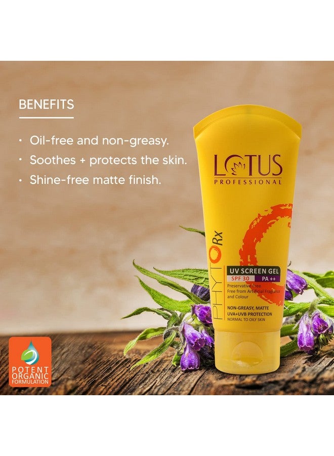 Lotus Professional Phyto Rx Uv Screen Gel, Spf 30 Pa++, 80G, Transparent  - Image 3