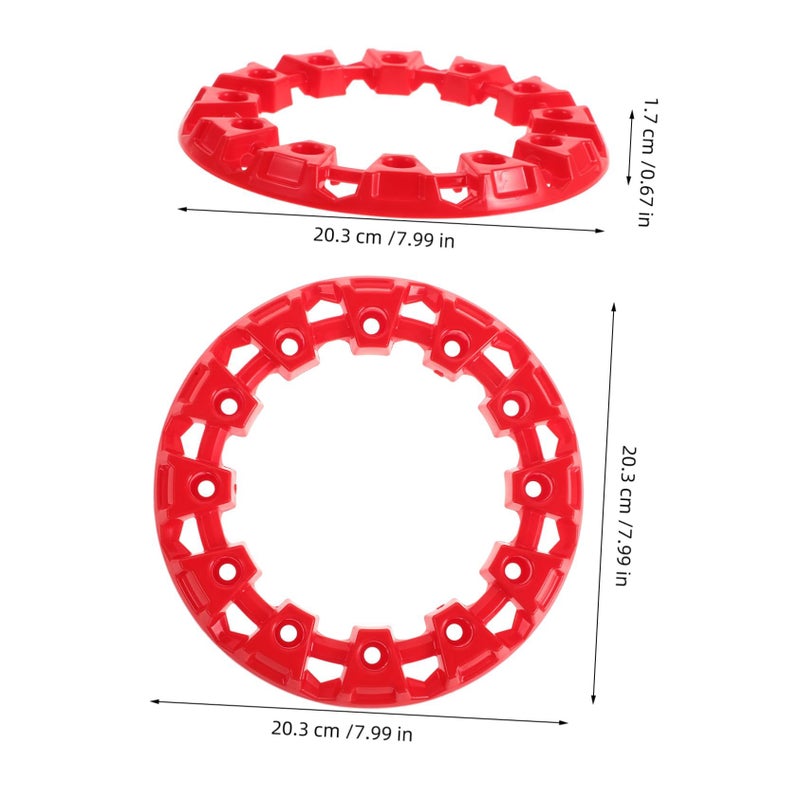 Zerodeko Automotive Wheel Hub Covers Rim Decoration Easy Installation Unique Design For Off Road Vehicles And Atvs Modern 20 30X20 30X1 70CM - Image 3