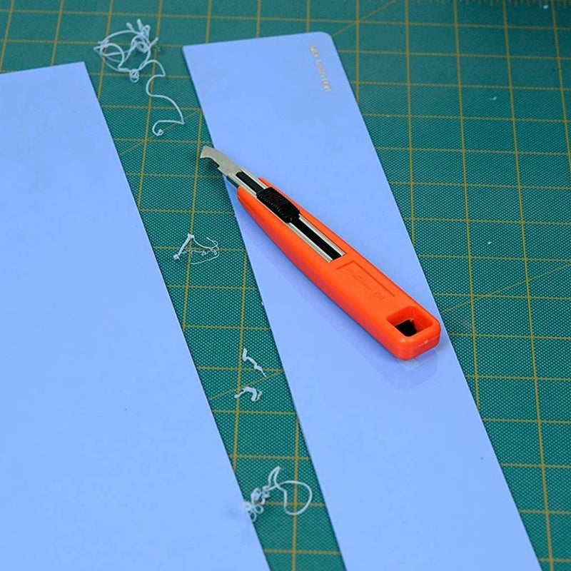 sulfar Acrylic Plastic Fibre Sheets Cutter Hook Knife Blade with 2 Extra Blades Inside (Random Colour) (1554) - Image 5